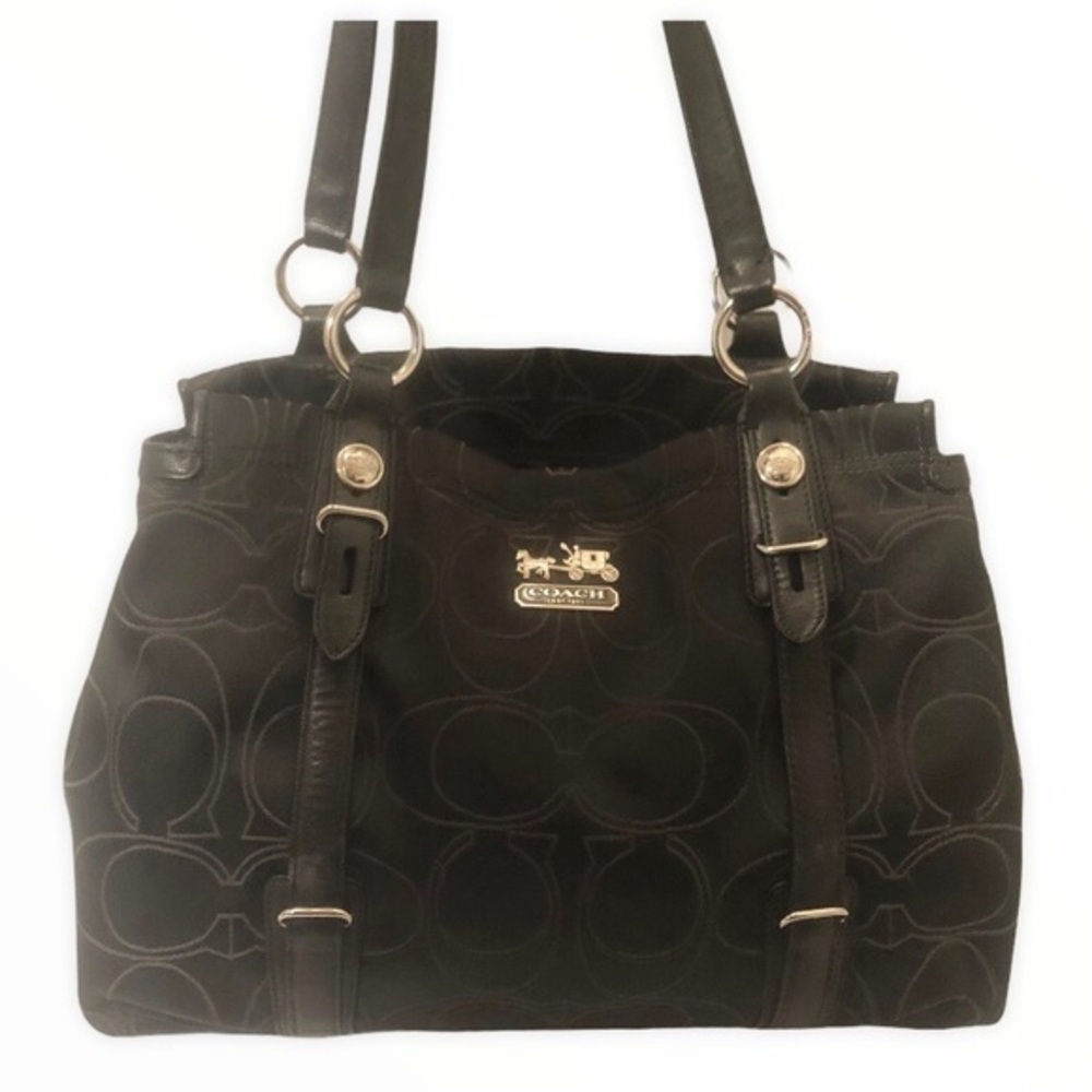 Coach Mia vintage y2k Signature Sateen Outline bag 15402